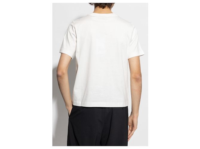 Burberry T-shirt con patch logo - vista 4