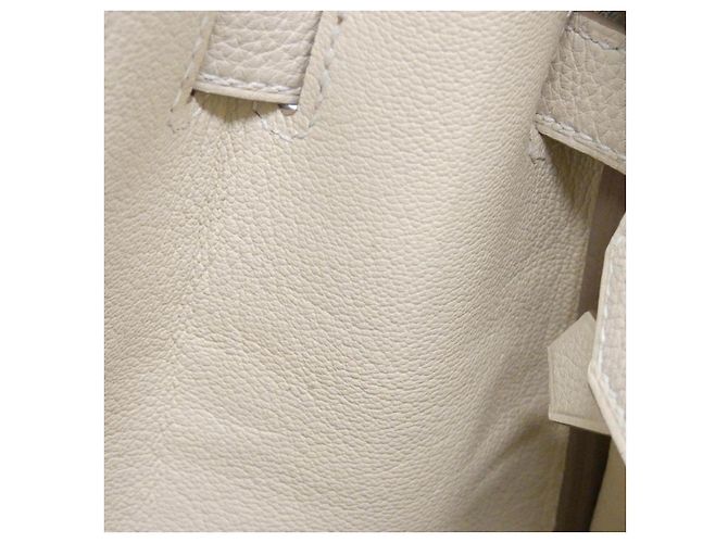 Hermès Birkin30 in pelle Togo beige - vista 8