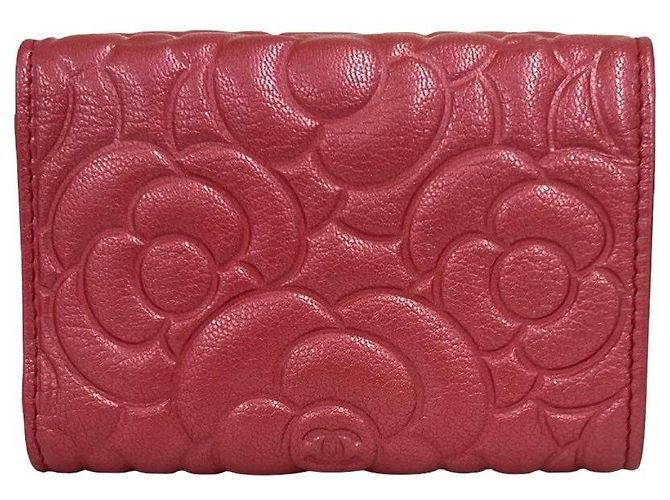 Portafoglio Trifold in pelle Camellia CHANEL - vista 2