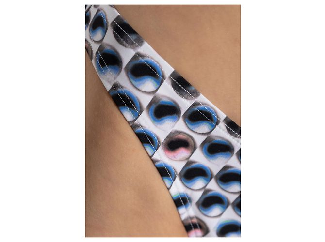 Tory Burch Bikinihose Blau Gemustert - Ansicht 4