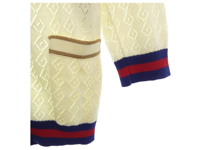 Rebeca de punto Gucci blanca - vista 6