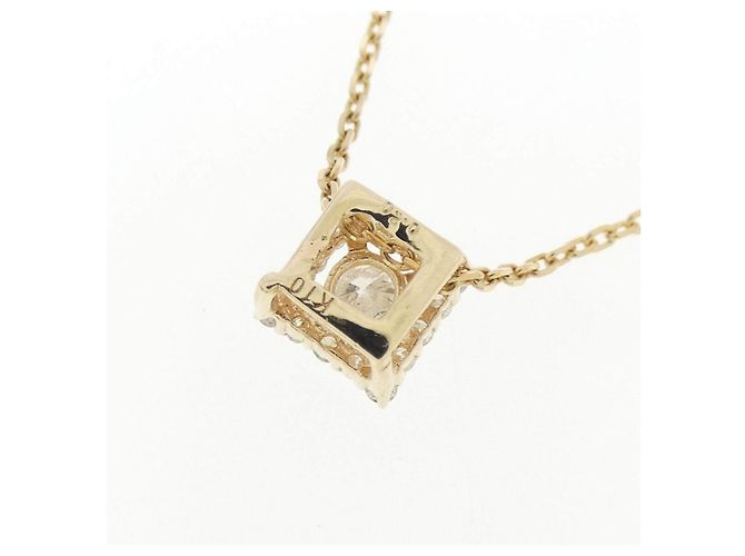 Autre Marque Collana in oro giallo K10 e diamanti - vista 4