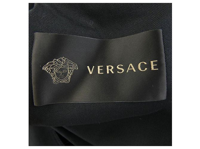 Versace Wool Coat Black - view 4
