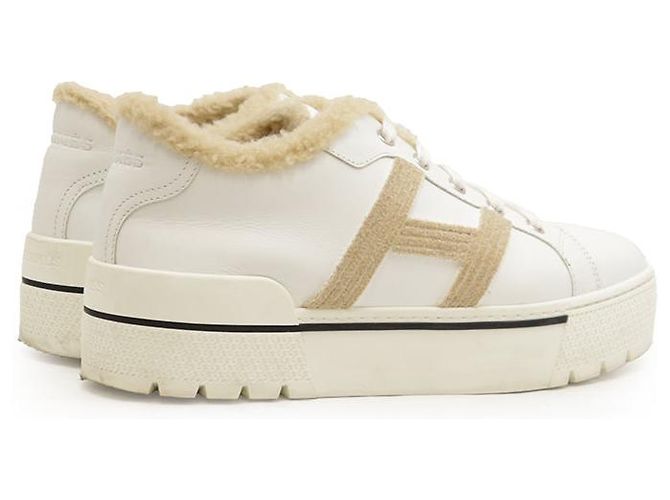 Hermès Hermes Dare Leder-Sneaker - Ansicht 12