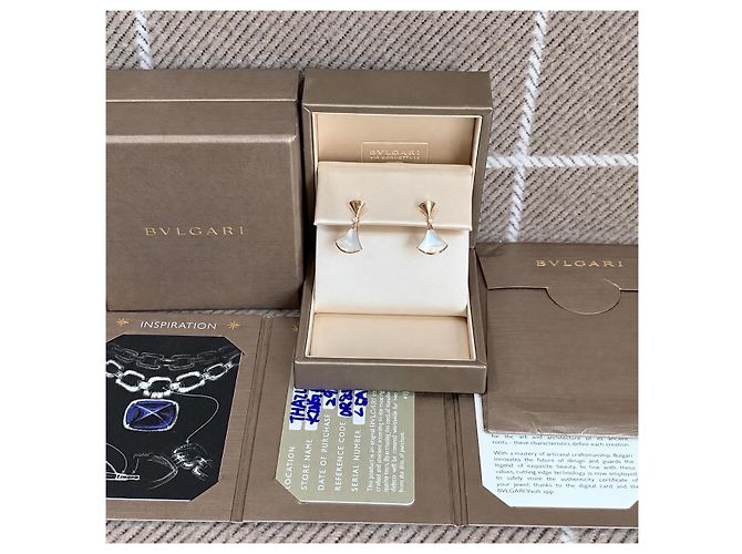 Bulgari Divas' Dream Orecchini in Oro Rosa e Diamanti - vista 6