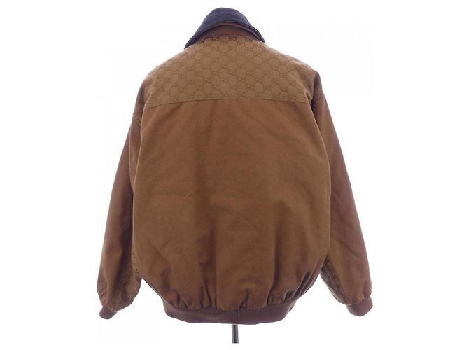 Veste Gucci en coton marron - vue 2