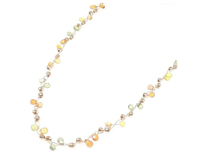 Autre Marque Collana in oro rosa Au750 e zaffiro - vista 2
