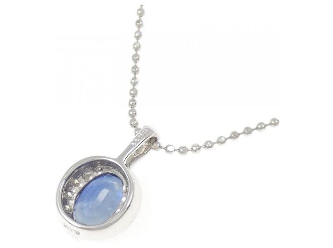 Autre Marque PT900 Saphir Diamant Halskette - Ansicht 4