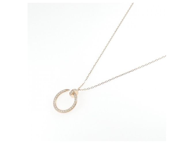 Collana Cartier Juste Un Clou Oro Rosa 18K e Diamanti - vista 2