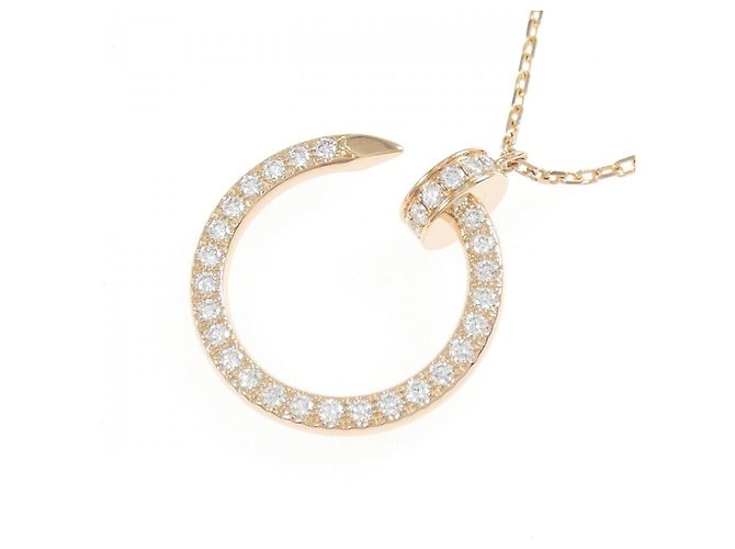 Collana Cartier Juste Un Clou Oro Rosa 18K e Diamanti - vista 3