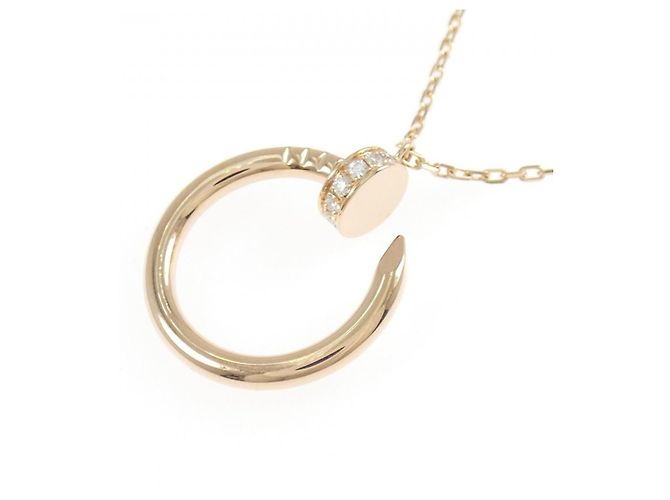 Collana Cartier Juste Un Clou Oro Rosa 18K e Diamanti - vista 4