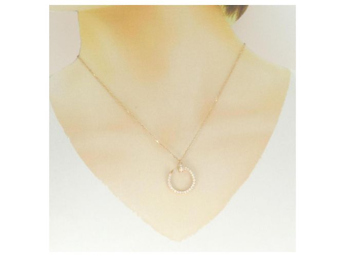 Collana Cartier Juste Un Clou Oro Rosa 18K e Diamanti - vista 6