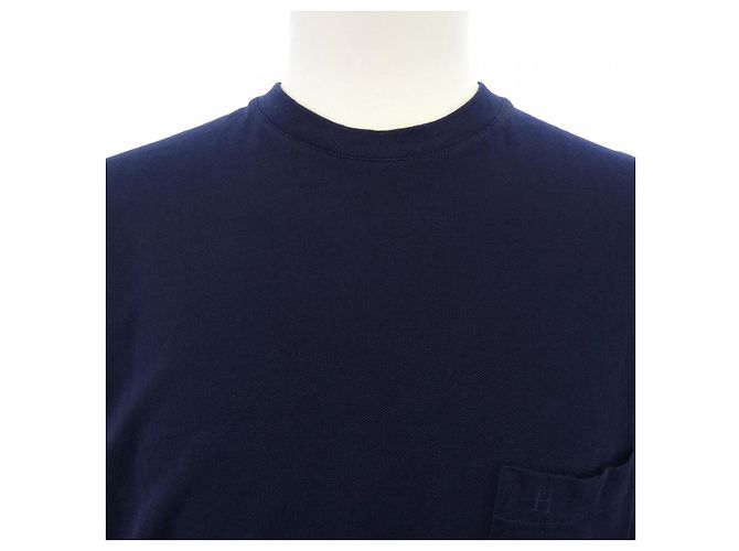 T-shirt Hermès blu navy - vista 5