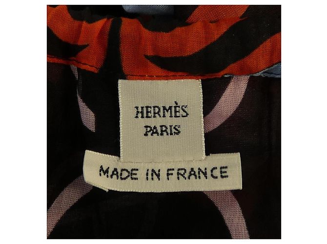 Hermès Vestido Hermes Fleurs Miroirhrond - vista 4