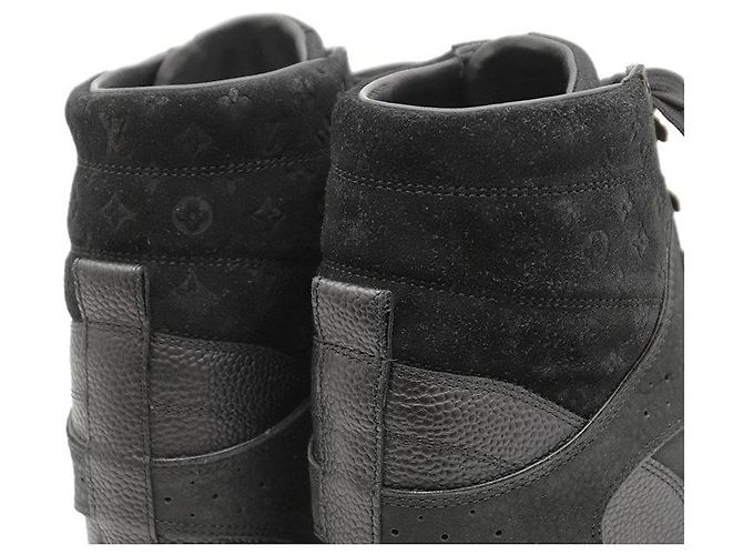 Sneakers alte Louis Vuitton Monogram in pelle e camoscio - vista 6