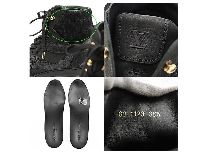 Sneakers alte Louis Vuitton Monogram in pelle e camoscio - vista 9