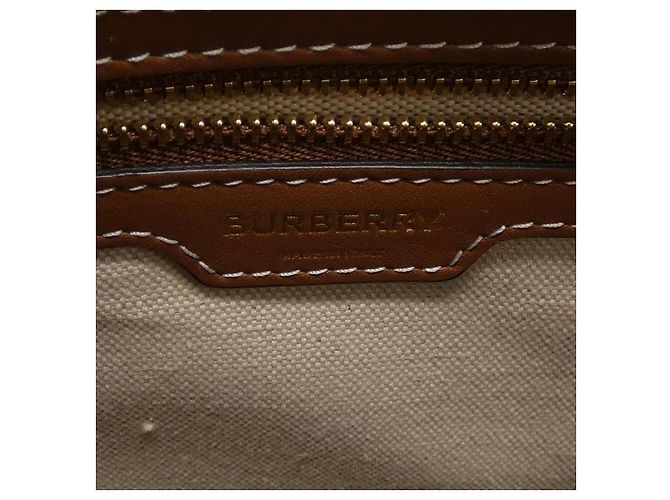 Borsa a tracolla in pelle Burberry - vista 5