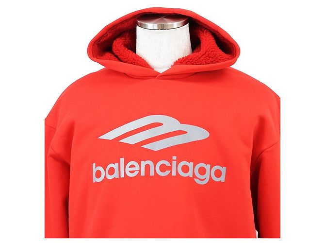 Sudadera con capucha de algodón Balenciaga - vista 2