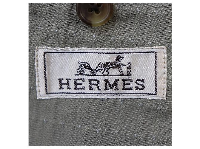 Hermès Veste Hermes en nylon, coton et polyester - vue 7