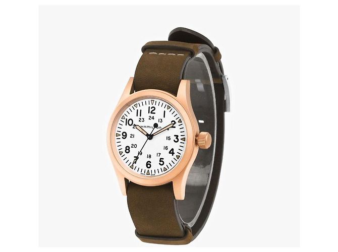 Autre Marque Orologio in pelle da uomo Khaki Field Mechanical - vista 4