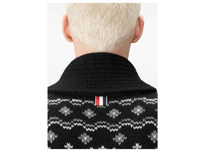 Thom Browne Islandischer Fair Isle Kaschmir-Cardigan - Ansicht 7