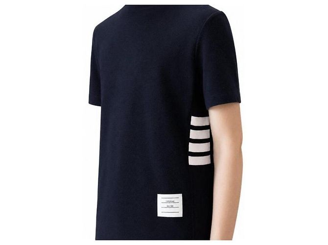 Thom Browne Polo Classic Pique Bar - vista 6