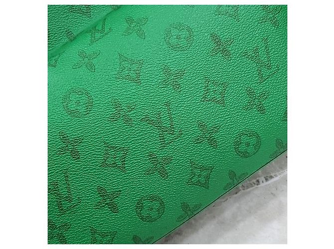 Louis Vuitton Borsa Liter Green Vintage Monogram - vista 6