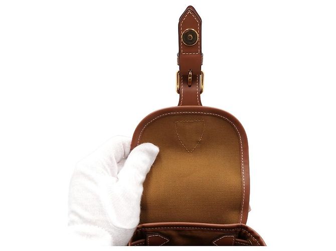 Céline Triomphe Canvas Tan Mini Polco Rucksack für Damen - Ansicht 6