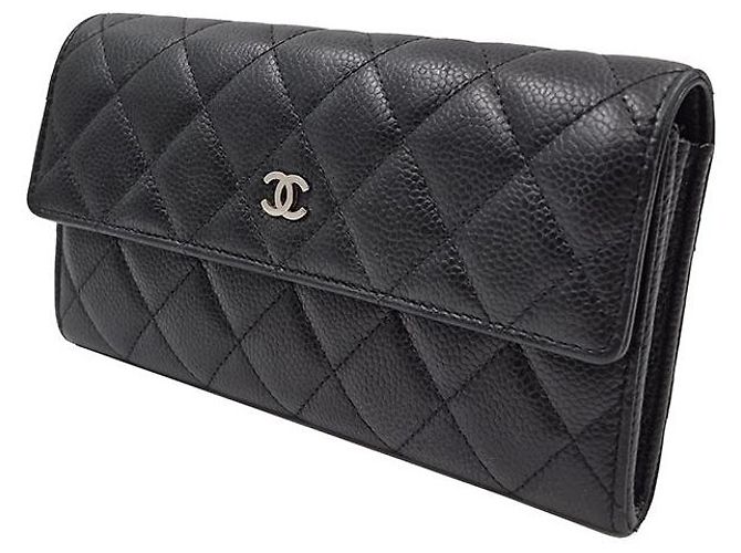 Chanel Cartera larga Classic Caviar - vista 2