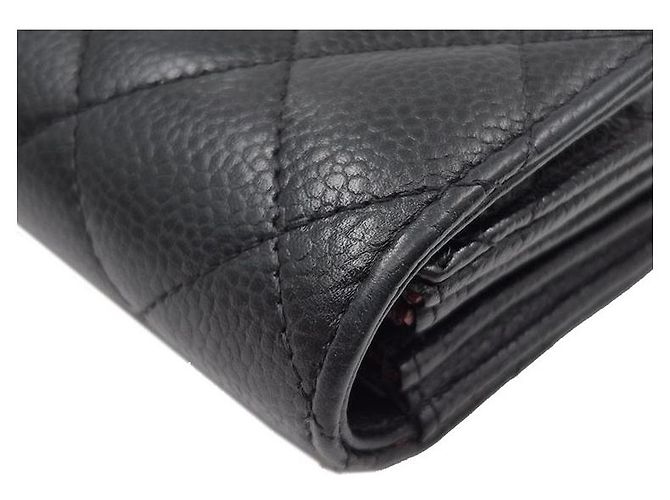 Chanel Cartera larga Classic Caviar - vista 3