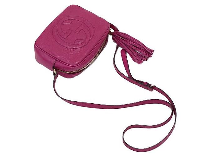 Gucci Borsa a spalla e crossbody Soho Small Disco Rosa - vista 11