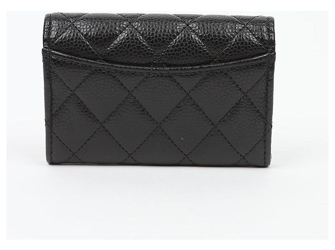 Chanel Tarjetero Classic de piel de becerro Gold - vista 4