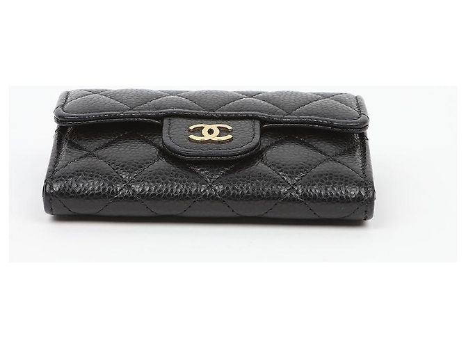 Chanel Tarjetero Classic de piel de becerro Gold - vista 6