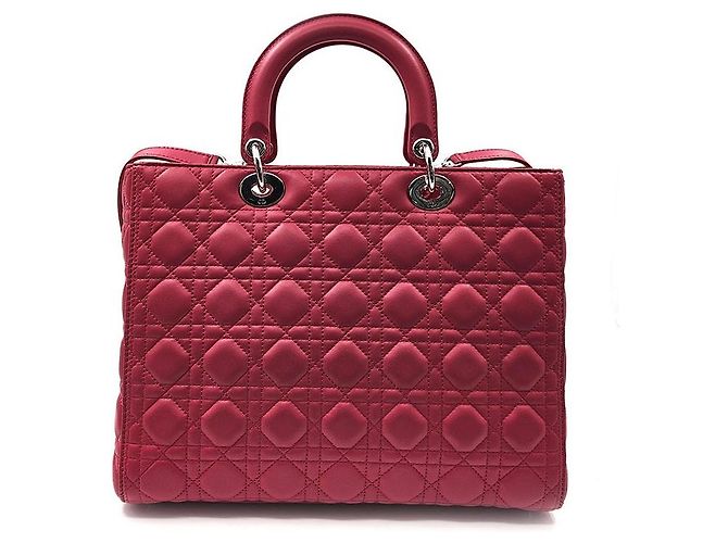 Borsa Lady Dior Large Rosa - vista 4