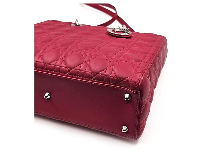Borsa Lady Dior Large Rosa - vista 6