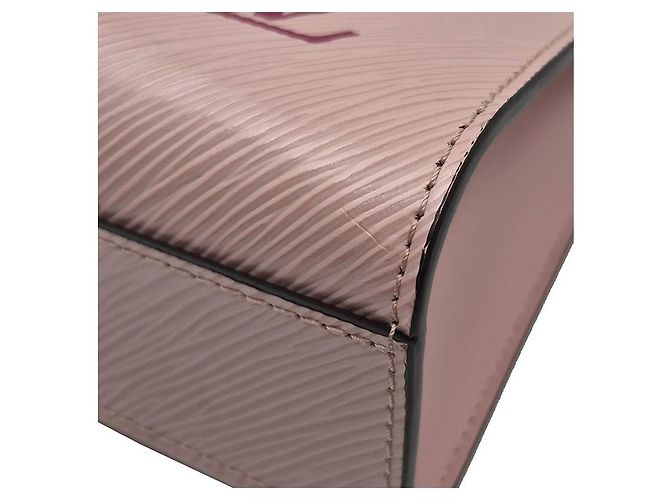 Louis Vuitton Epi Saphir BB Borsa in pelle rosa - vista 5