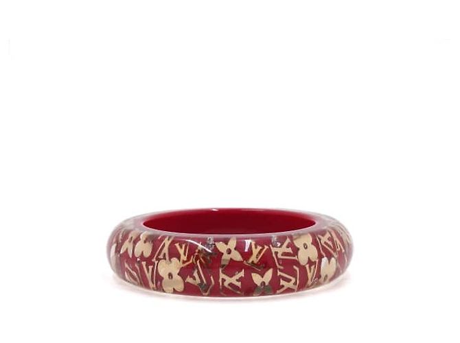 Louis Vuitton Bracciale rigido Monogram Inclusion Red da donna - vista 2