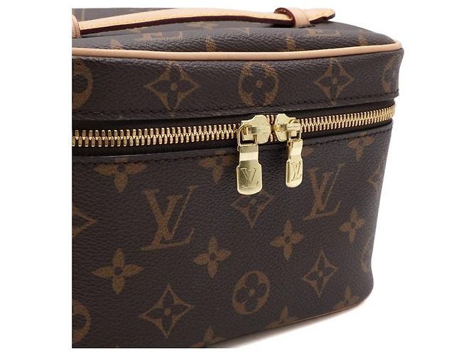 Louis Vuitton Borsa Tote Monogram Canvas Nice Mini Travel Case - vista 11