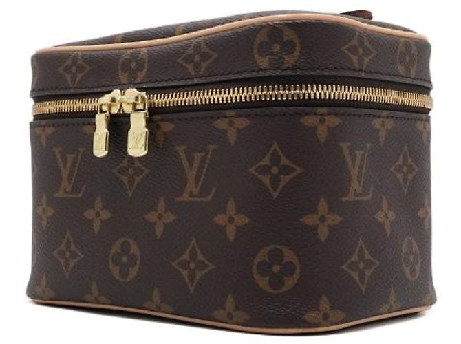 Louis Vuitton Borsa Tote Monogram Canvas Nice Mini Travel Case - vista 2