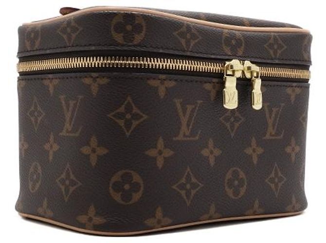 Louis Vuitton Borsa Tote Monogram Canvas Nice Mini Travel Case - vista 3