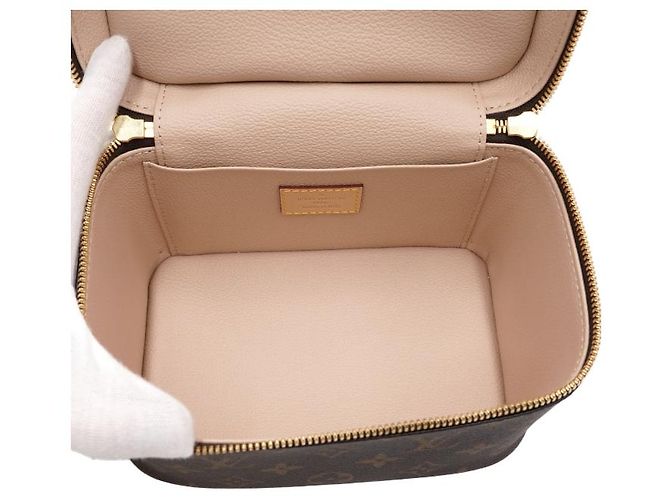 Louis Vuitton Borsa Tote Monogram Canvas Nice Mini Travel Case - vista 5