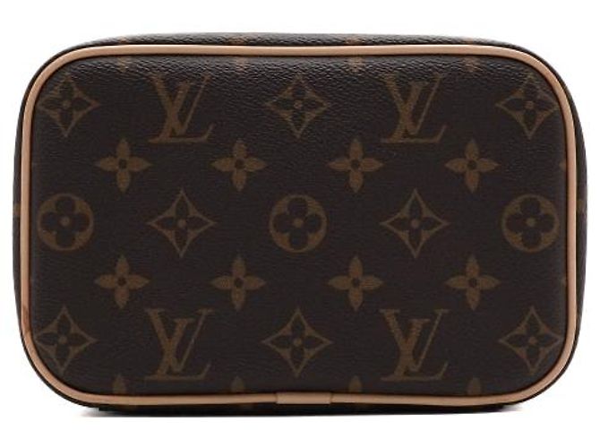 Louis Vuitton Borsa Tote Monogram Canvas Nice Mini Travel Case - vista 8