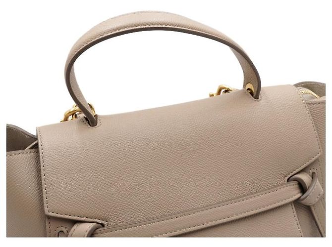 Céline Borsa Tote e Borsa a Tracolla Micro Belt Bag Taupe Chiaro - vista 11