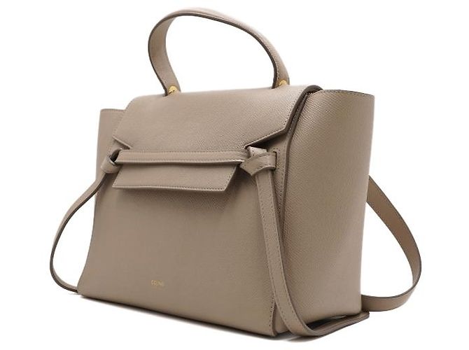 Céline Borsa Tote e Borsa a Tracolla Micro Belt Bag Taupe Chiaro - vista 2