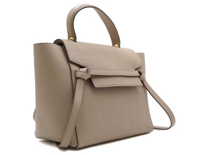 Céline Borsa Tote e Borsa a Tracolla Micro Belt Bag Taupe Chiaro - vista 3