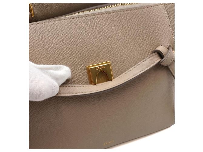Céline Borsa Tote e Borsa a Tracolla Micro Belt Bag Taupe Chiaro - vista 7