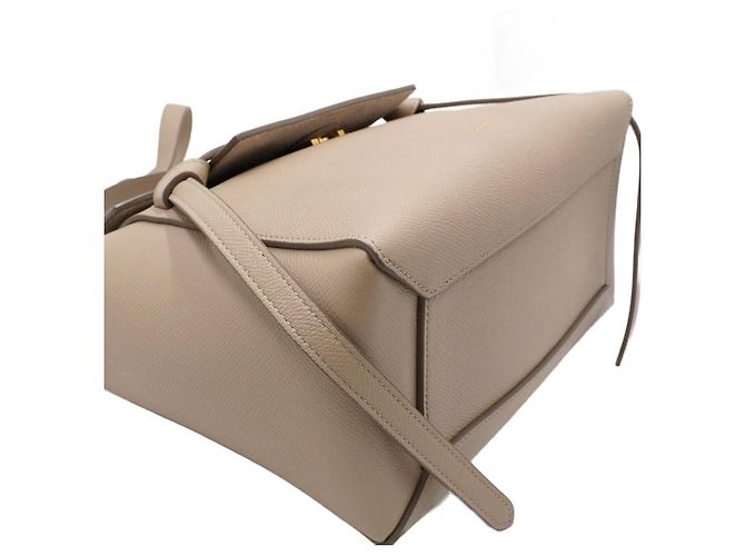Céline Borsa Tote e Borsa a Tracolla Micro Belt Bag Taupe Chiaro - vista 9