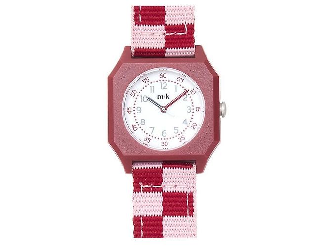 Autre Marque Relógio Checkered Raspberry Ice Cream - vista 2