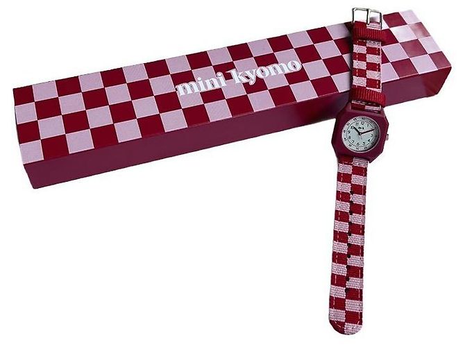 Autre Marque Relógio Checkered Raspberry Ice Cream - vista 6