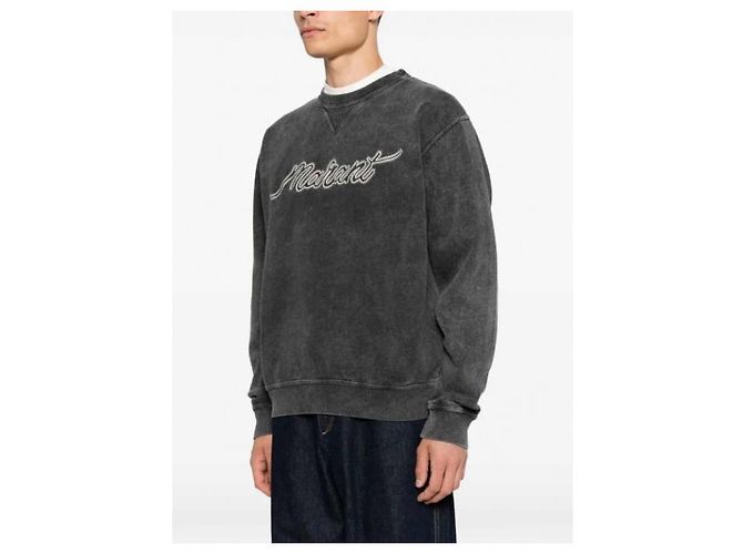 Isabel Marant Sweatshirt Schwarz Verwaschen - Ansicht 6